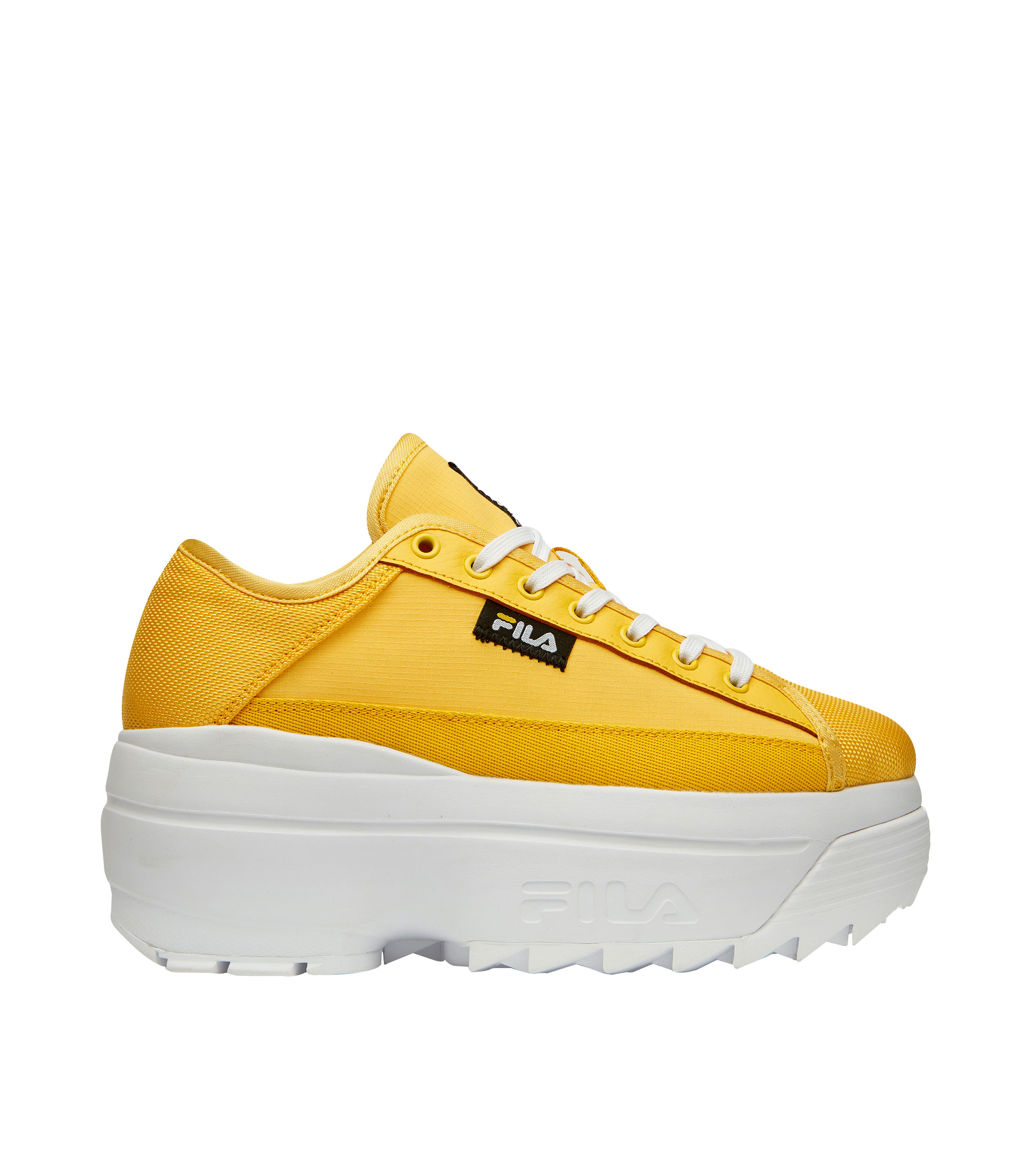 Tenis fila amarillos para mujer discount